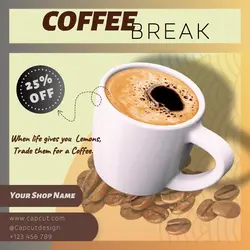 Coffee Promotion Instagram Post