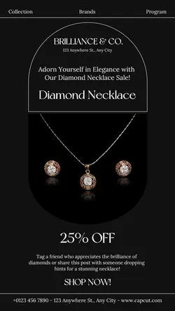 Jewelry and accessories Sale Instagram Story