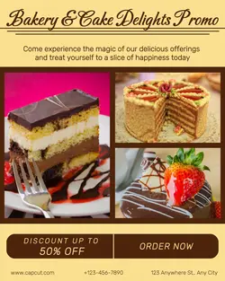 BAKERY & CAKE DELIGHTS PROMO IG PORTRAIT