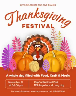 Thanksgiving Festival Invitation