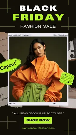Black Friday Fashion Sale Instagram Story
