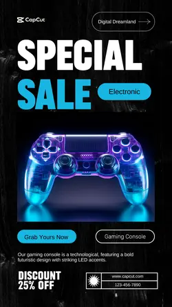 Electronic Special Sale Tiktok Post