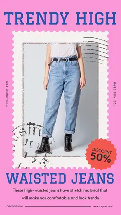 Pink Minimalist Fashion Product Promotion Tiktok Post