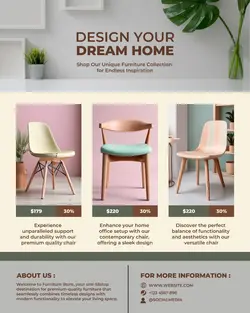 Furniture Collection Sale Promotion for Social Med