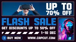 Flash Sale Virtual Reality Promotion Page