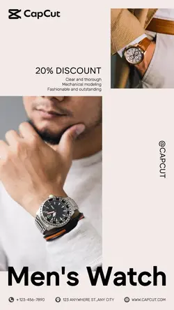 Jewelry Watch Activity Minimalist
