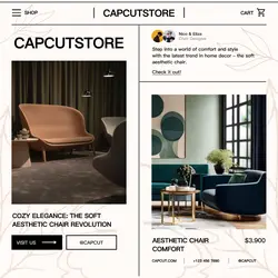 Aesthetic Sofa Furniture Display Instagram Post