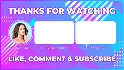 Non-marketing YouTube End Screen