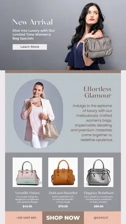 5 Multi-product Image Bags Product Display for Instagram Post