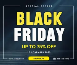 Black Friday Promotion Facebook Post