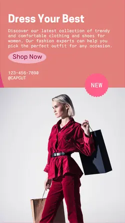 Clothing & Shoes Menu