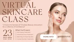 Virtual Skincare Class YouTube Thumbnail