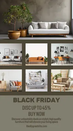 BLACK FRIDAY FURNITUR SALE INSTAGRAM POST
