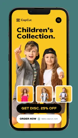 4 Multi-product Image + Children's Clothes Collection Promotion