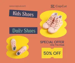 Kids Shoes Fashion Product Display
