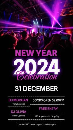 Other Industries 2024 New Year Party Promotion