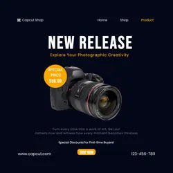 Camera New Release Instagram Post Minimalist