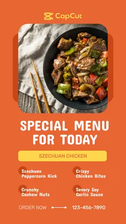 Food & Beverages Chinese Food Special Menu 