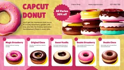 Capcut Donuts Promotion Twitter Post