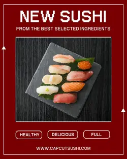 Sushi Food Promotion Instagram Portrait
