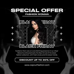Black Friday Fashion Instagram Post