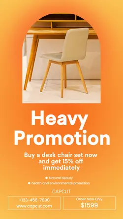 Household Sales promotion chair Aggressive marketing