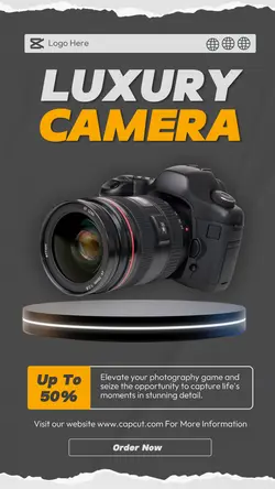 Electronic Camera Sale Instagram Story