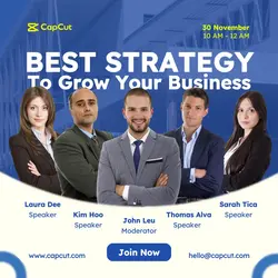 Business Webinar Instagram Post