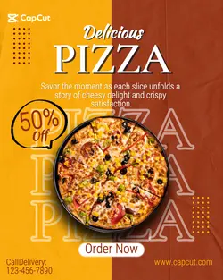 Food Pizza Instagram Post 1