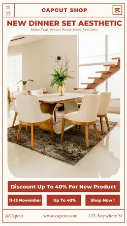 Furniture New Dinner Set Aesthetic Display Instagram Stories