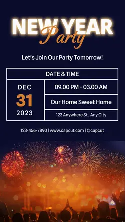 Other Industries New Years Party Instagram Story