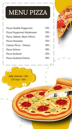Food & Beverage Italian Menu Instagram Story
