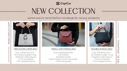 Fashion Industry Bag Display Product Twitter Post