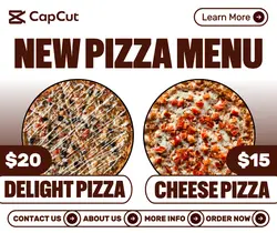 Food Pizza Promotion Facebook Post