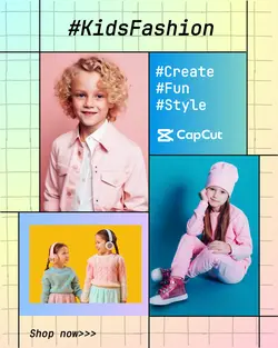 Fashion - Kids Social Media ads - IG FB