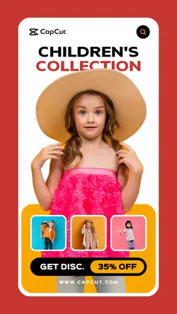4 Multi-product Image + Children's Clothes Collection Promotion