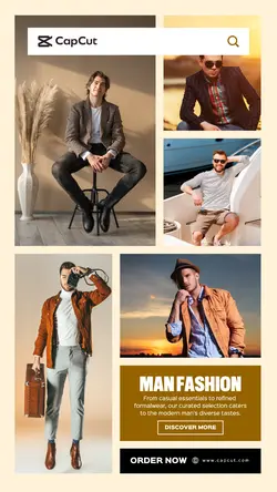 5 Multi-product Image + Men's Clothes Product Display