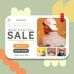 Hat Fashion New Arrival Sale Poster