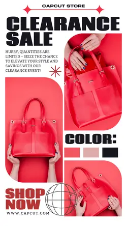 3 multi-product image woman's handbag product view