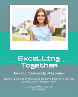 Education and training Announcement