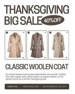 Thanksgiving Sale Instagram Post