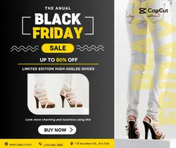 Black Friday Discount Poster facebook