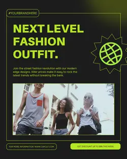 Fashion Urban Outfit New Item Sale Instagram Post