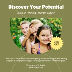 Education and training Announcement