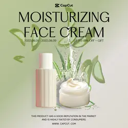 Beauty & Personal care Moisturizing face cream Product display
