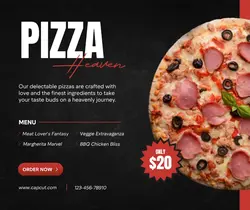 Pizza Promotion Facebook Post