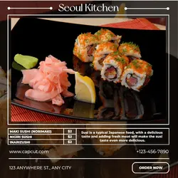 Seoul Kitchen Restaurant Instagram Post