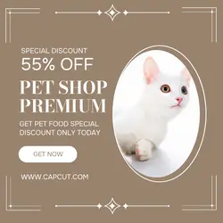 Discount Pet shop Instagram Post