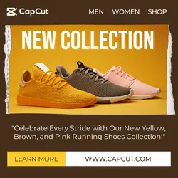Fashion Running Shoes Collection Promotion Instagram Post