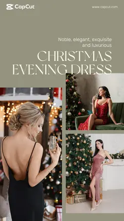 Christmas Clothing Dress Marketing Elegant
